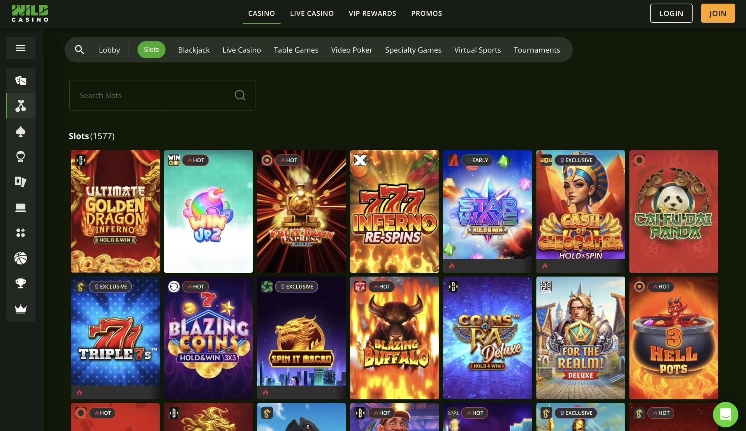 Wild Casino Real Money Online Minnesota
